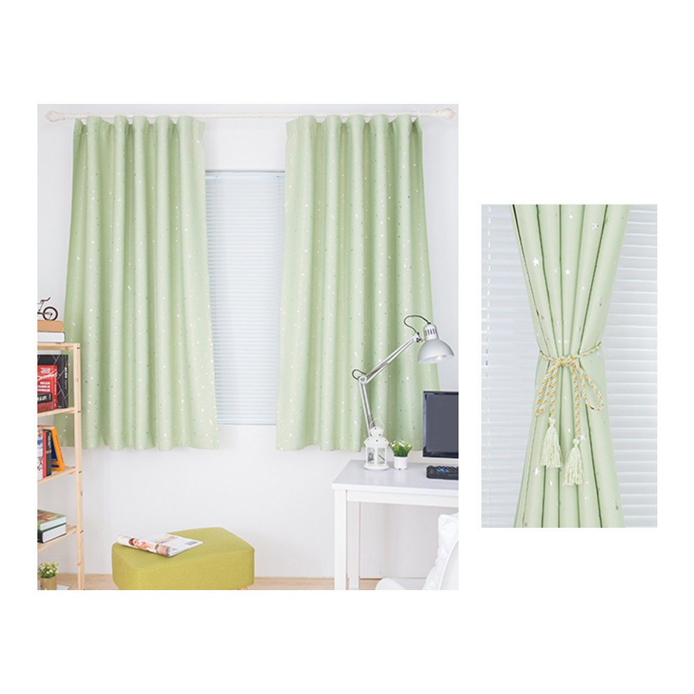 Home Decor Curtain - 100x250cm Blackout Window Curtains Room Darkening