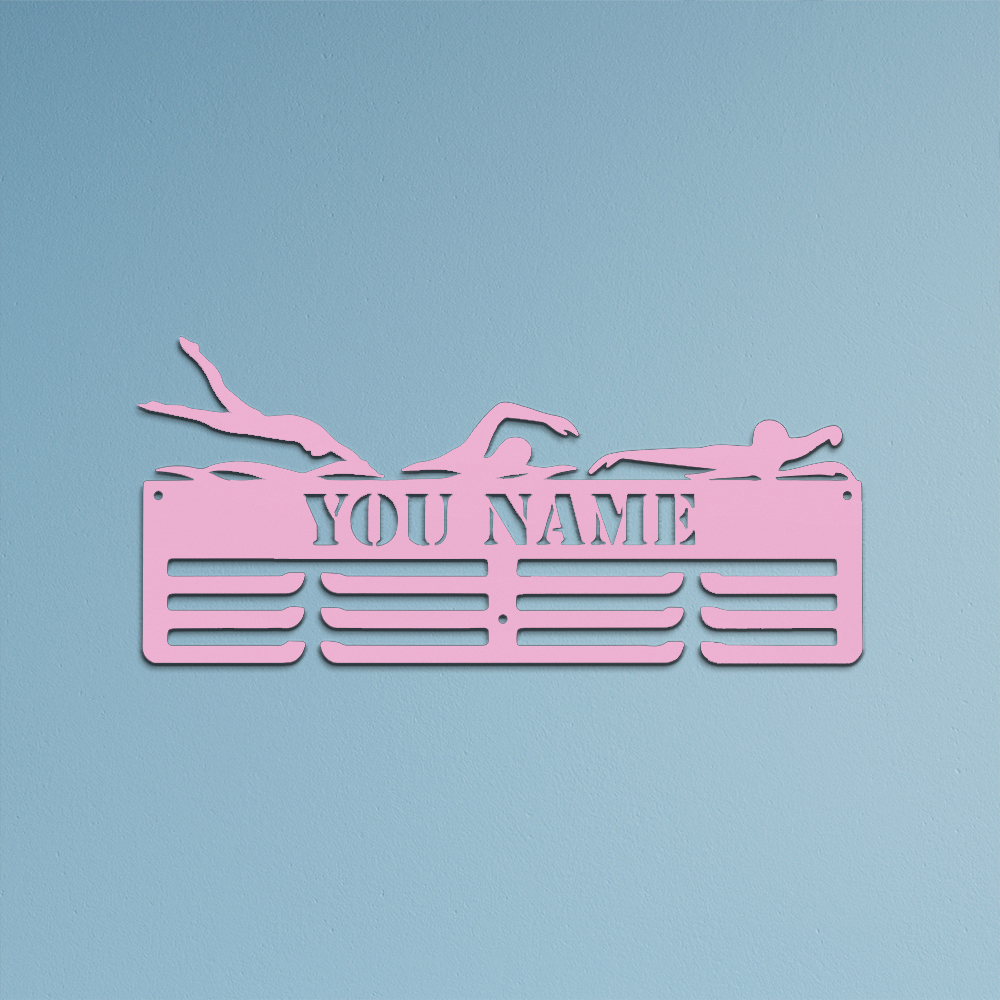 Home Decor Rustic - 1pc Lovely swim exercise Custom Name
