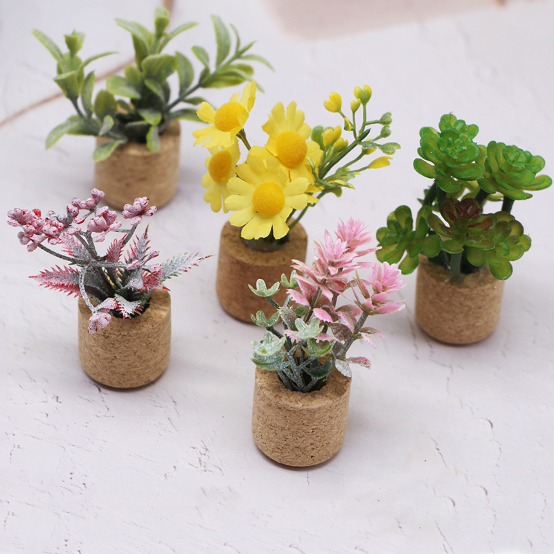 Home Decor Simulator - 🛒1:12 Dollhouse Simulation Flower Plant Potted