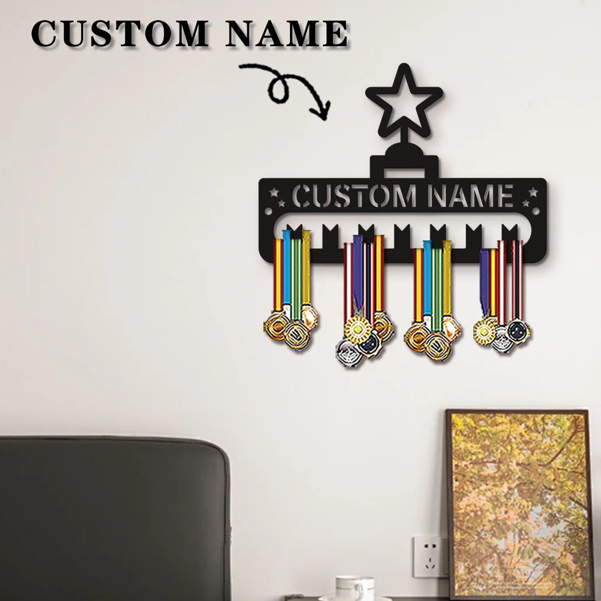 Home Decor Rustic - 1pc Custom Modern Style Cartoon Star