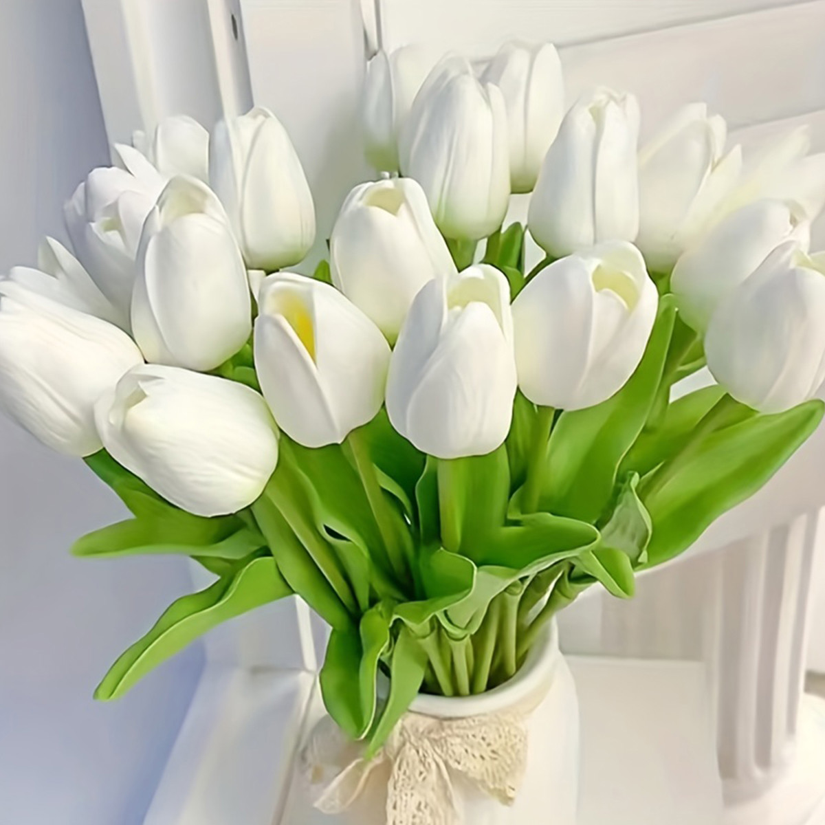 Home Decor Garland - Artificial Flower Realistic Touch Tulip Scrapbooking