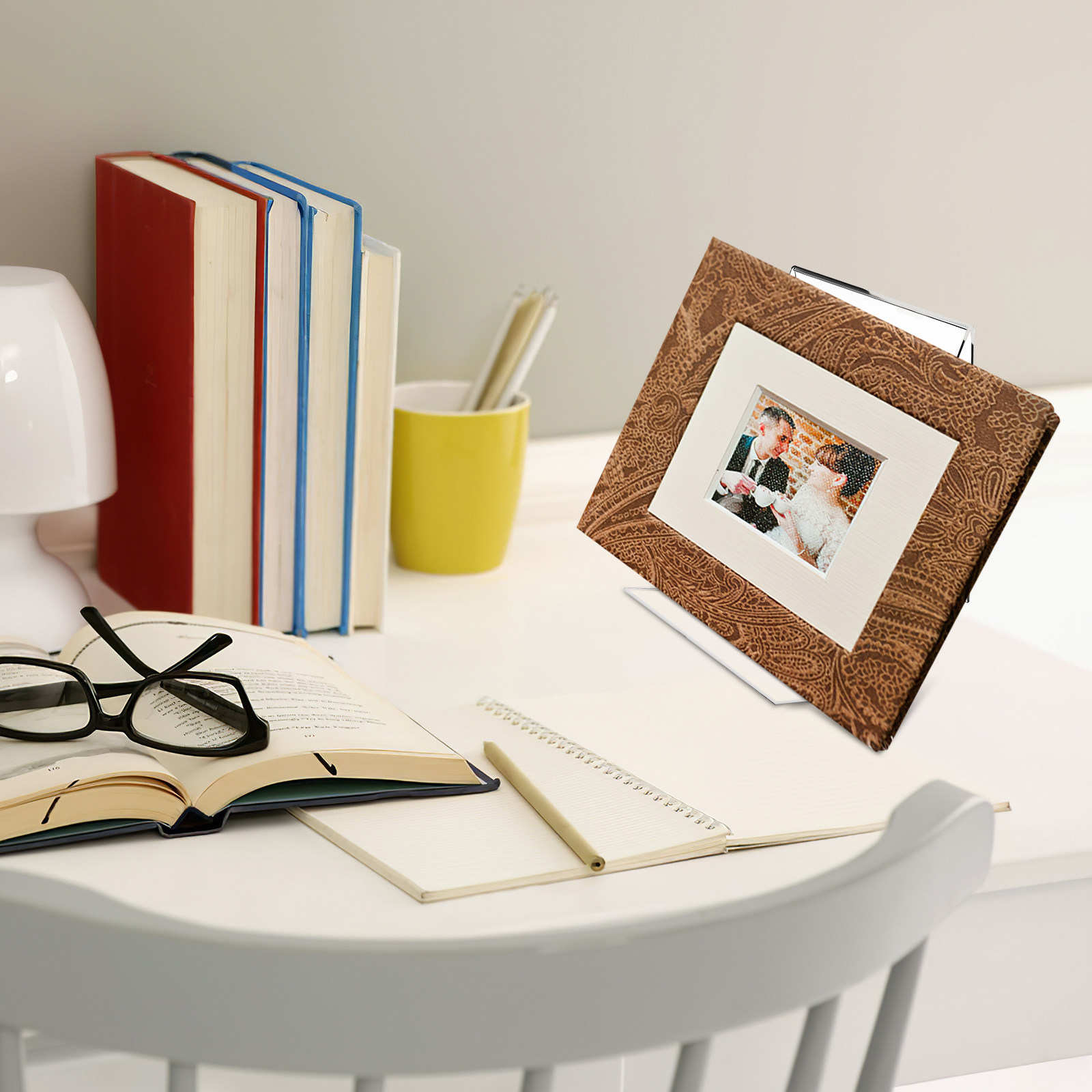 Home Decor Brochure - 8Pcs Transparent Book Stand Clear Acrylic