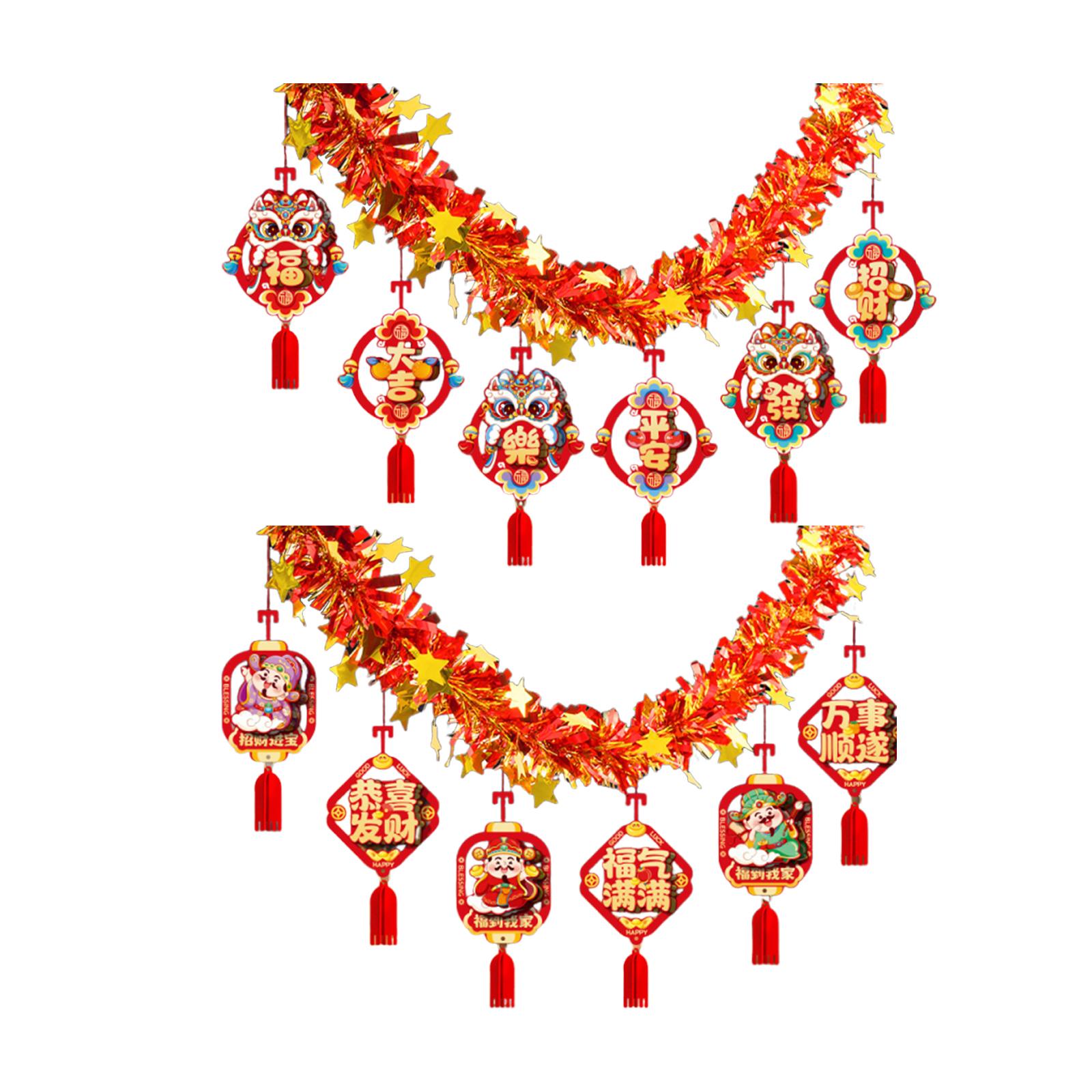 Chinese New Year Garland,2026  - Home Decor Garland ulasan dan harga