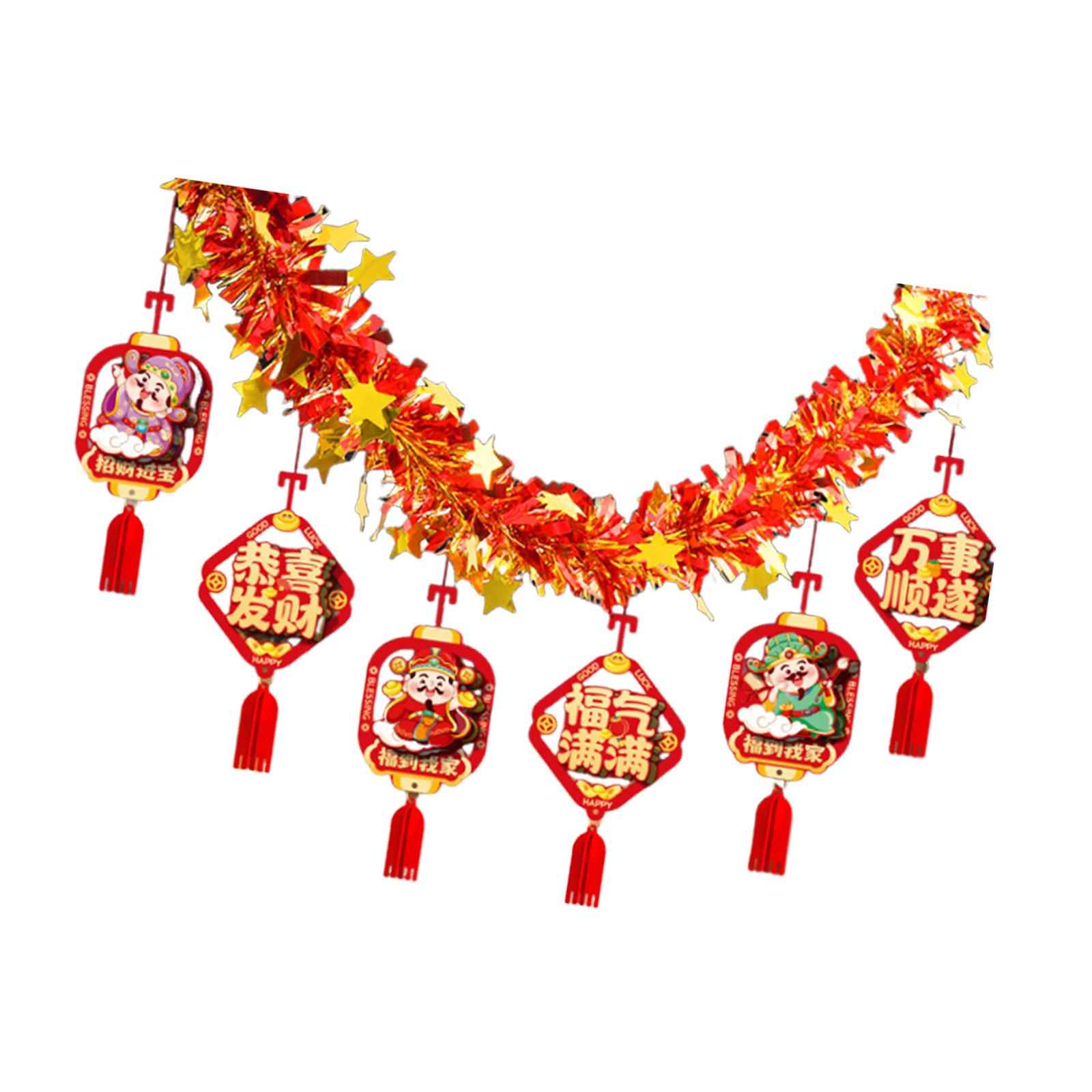 Chinese New Year Garland,2026  - Home Decor Garland ulasan dan harga