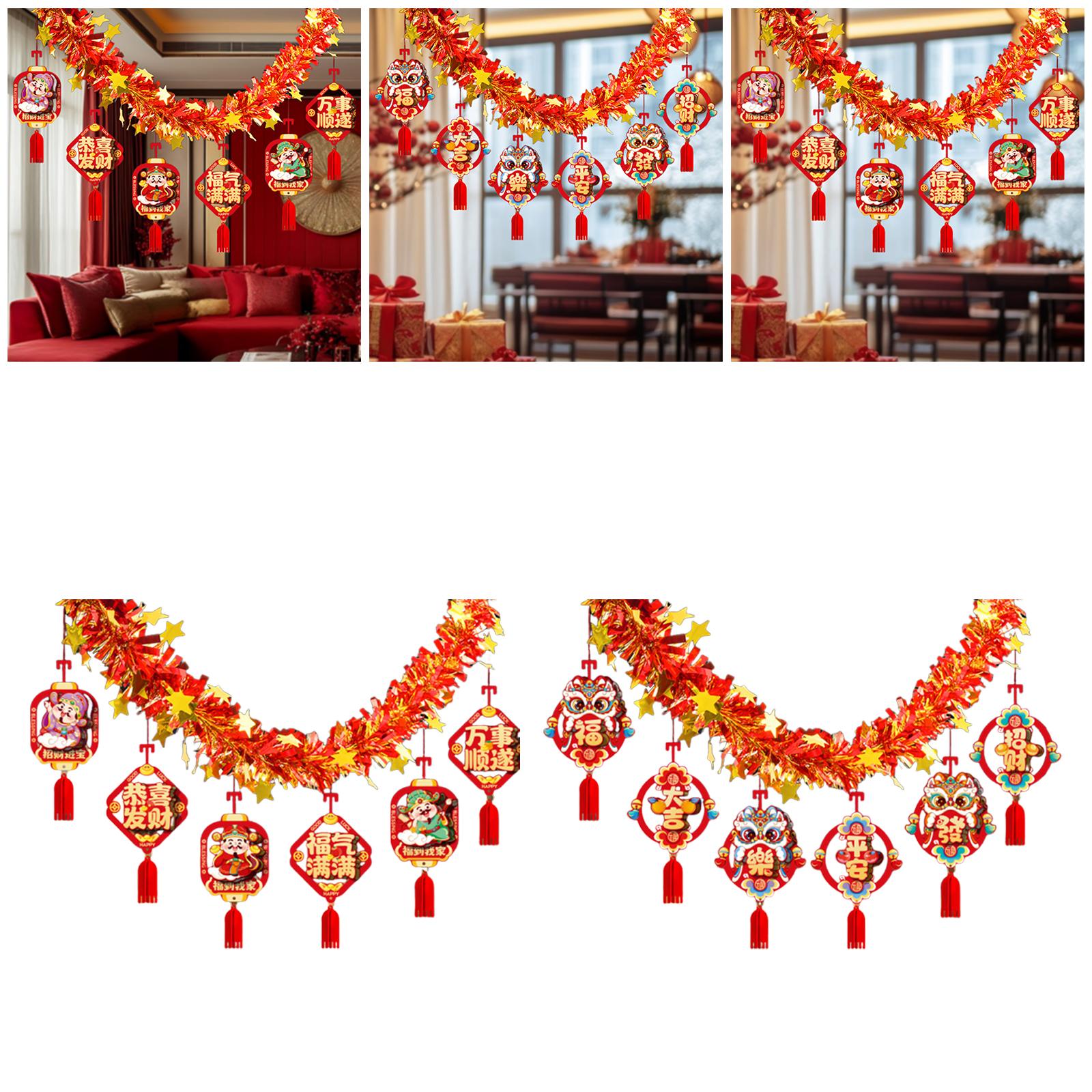Chinese New Year Garland,2026  - Home Decor Garland ulasan dan harga