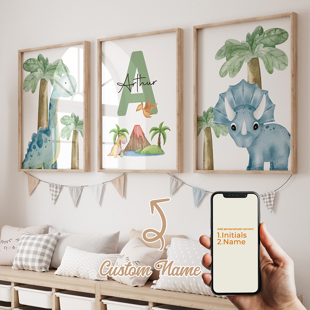 3pcs Personalized Custom Name  - Home Decor Aesthetic ulasan dan harga