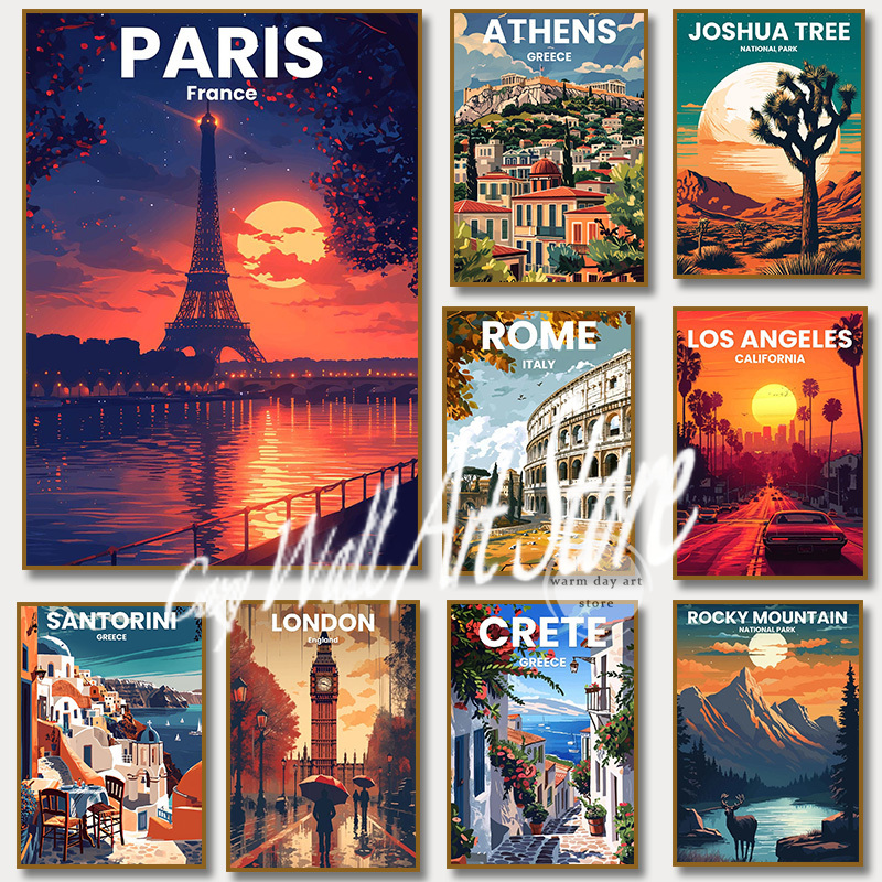 Los Angeles Santorini Greece R - Home Decor London ulasan dan harga