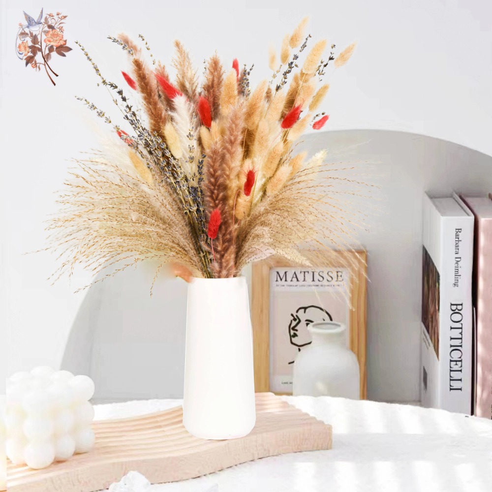 Natural Pampas Lavender Dried  - Pampas Grass Decor ulasan dan harga