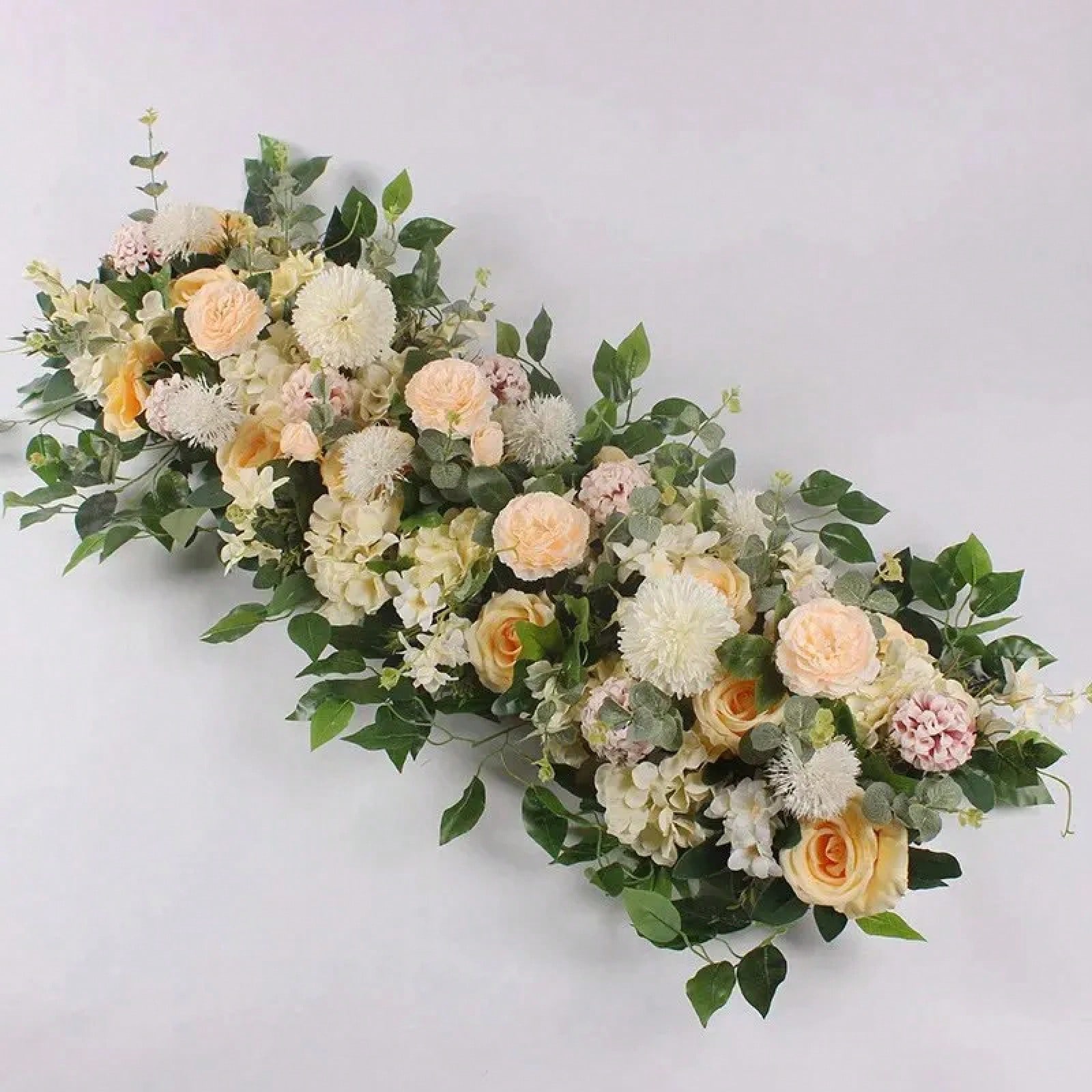 Rose Vine Flowers Wall Wedding - Home Decor Garland ulasan dan harga