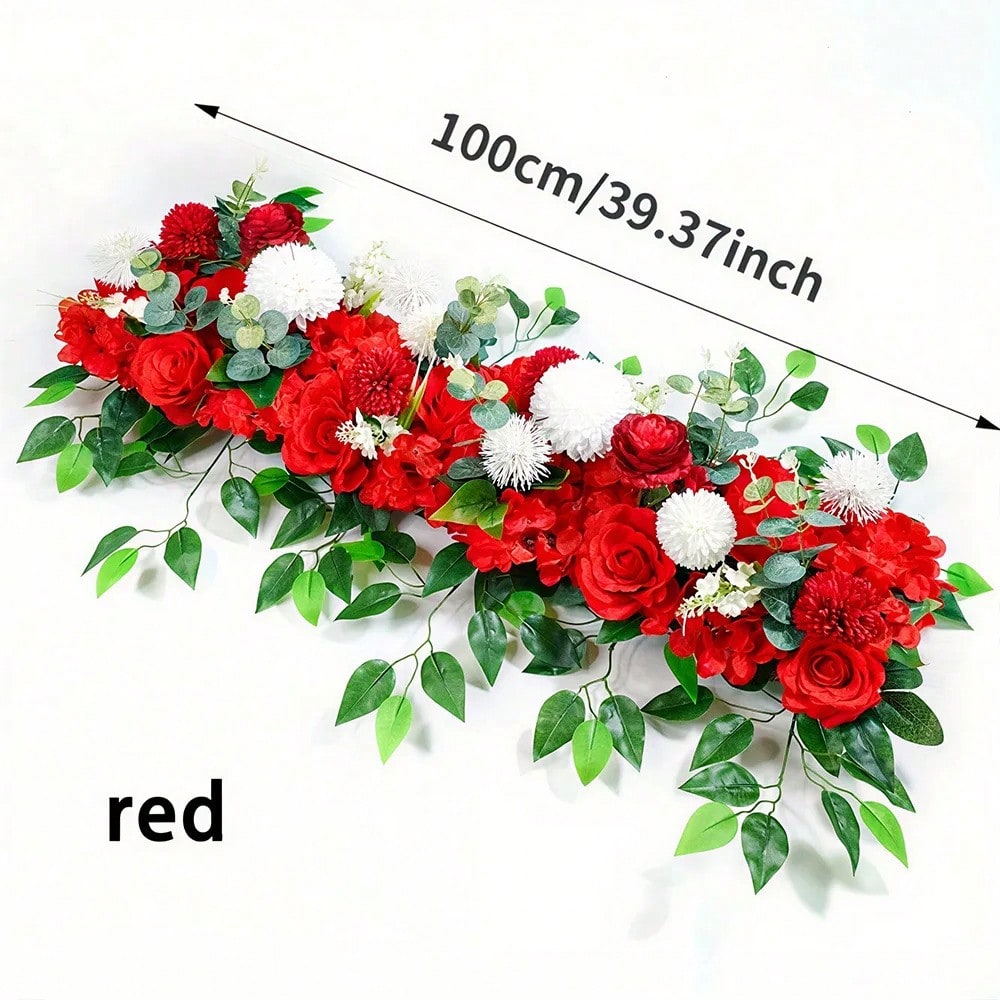 Rose Vine Flowers Wall Wedding - Home Decor Garland ulasan dan harga