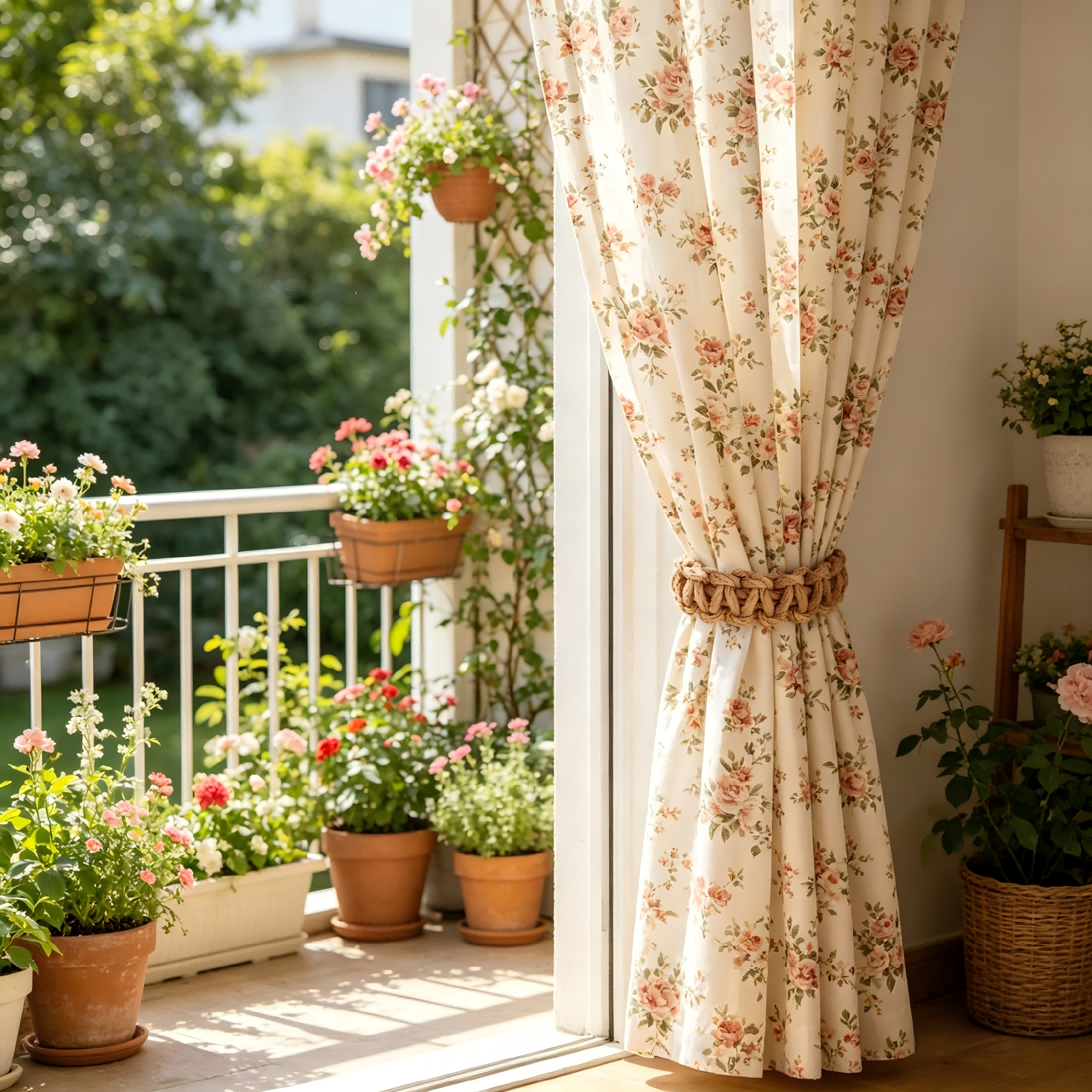 5Pcs Wabi Sabi Style Natural J - Home Decor Curtain ulasan dan harga