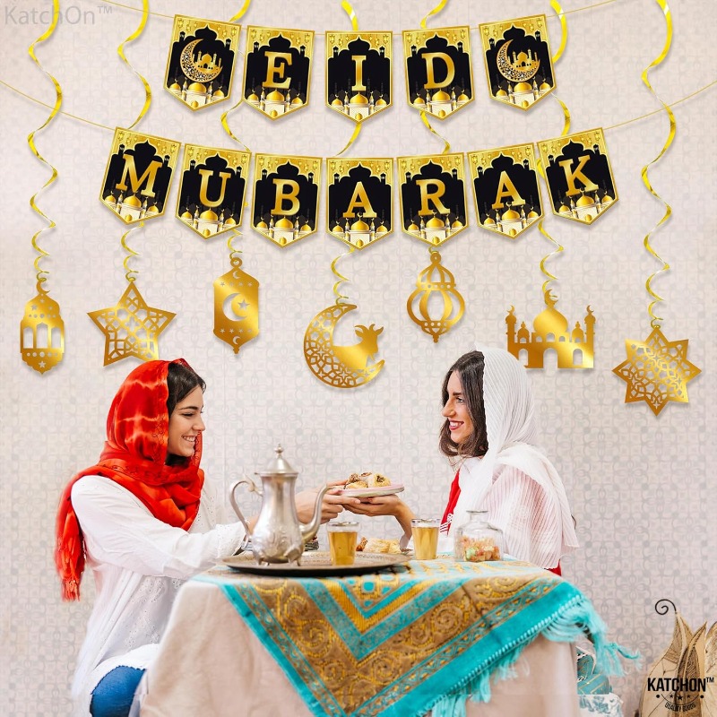 2026 Eid Mubarak Paper Garland - Home Decor Garland ulasan dan harga