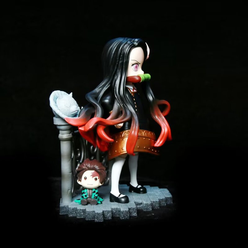 Mini Zi Demon Slayer Nezuko Co - Home Decor Statue ulasan dan harga