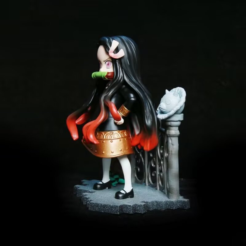 Mini Zi Demon Slayer Nezuko Co - Home Decor Statue ulasan dan harga