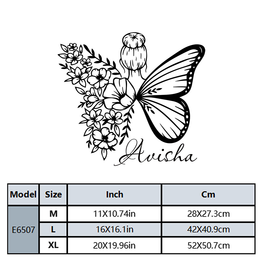 1PC NEW Butterfly Flower Fairy - Home Decor Sticker ulasan dan harga