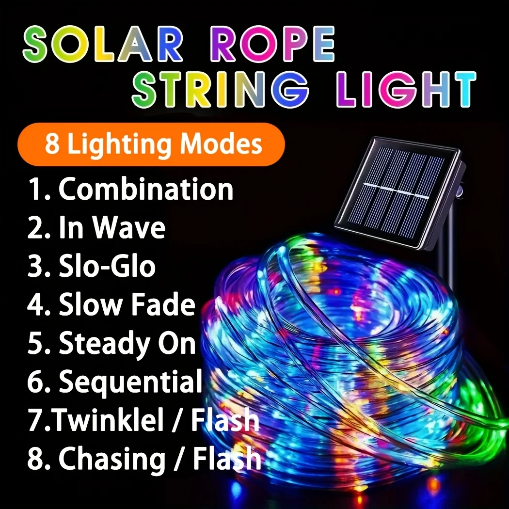 LED String Lights Garden Outdo - Home Decor Garland ulasan dan harga