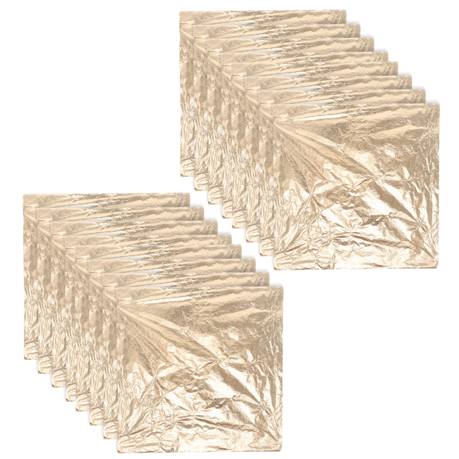 100 Sheets Gold Foil Leaf Pape - Home Decor Simulator ulasan dan harga