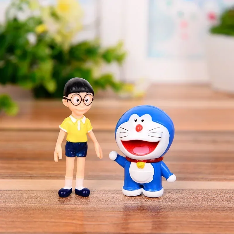 5pcs Doraemon Creative Home Ca - Home Decor Statue ulasan dan harga