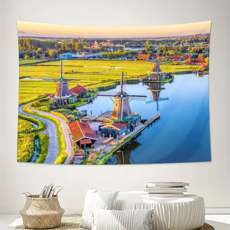 Large Bohemian Dutch Windmills - Home Decor Netherlands ulasan dan harga