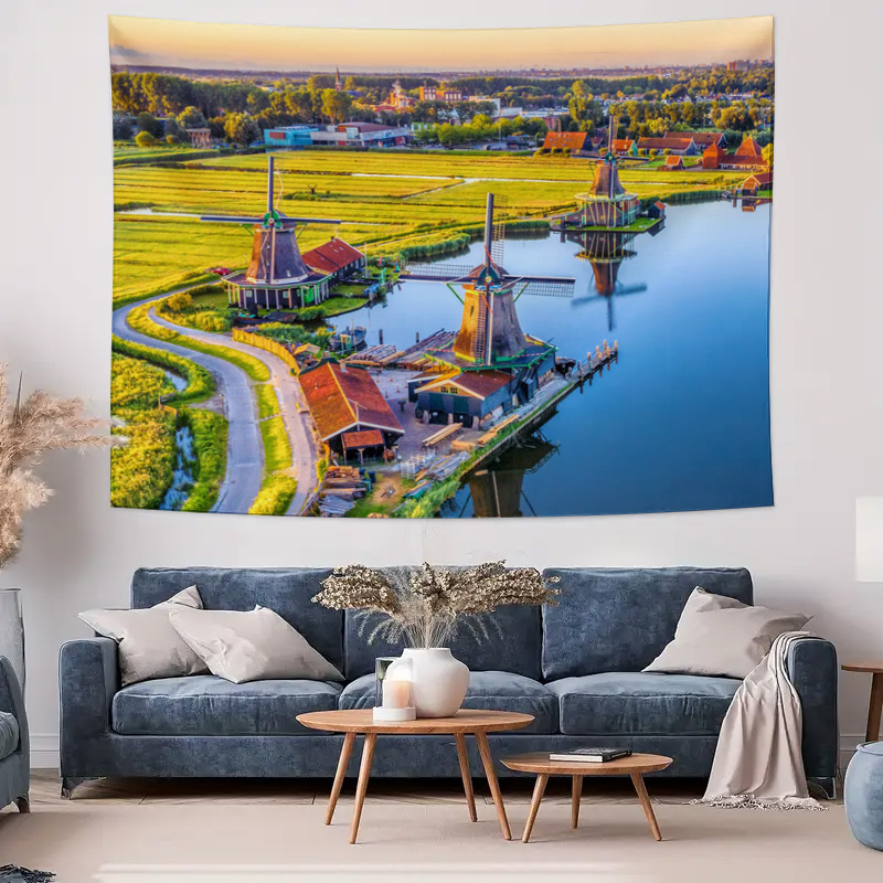 Large Bohemian Dutch Windmills - Home Decor Netherlands ulasan dan harga