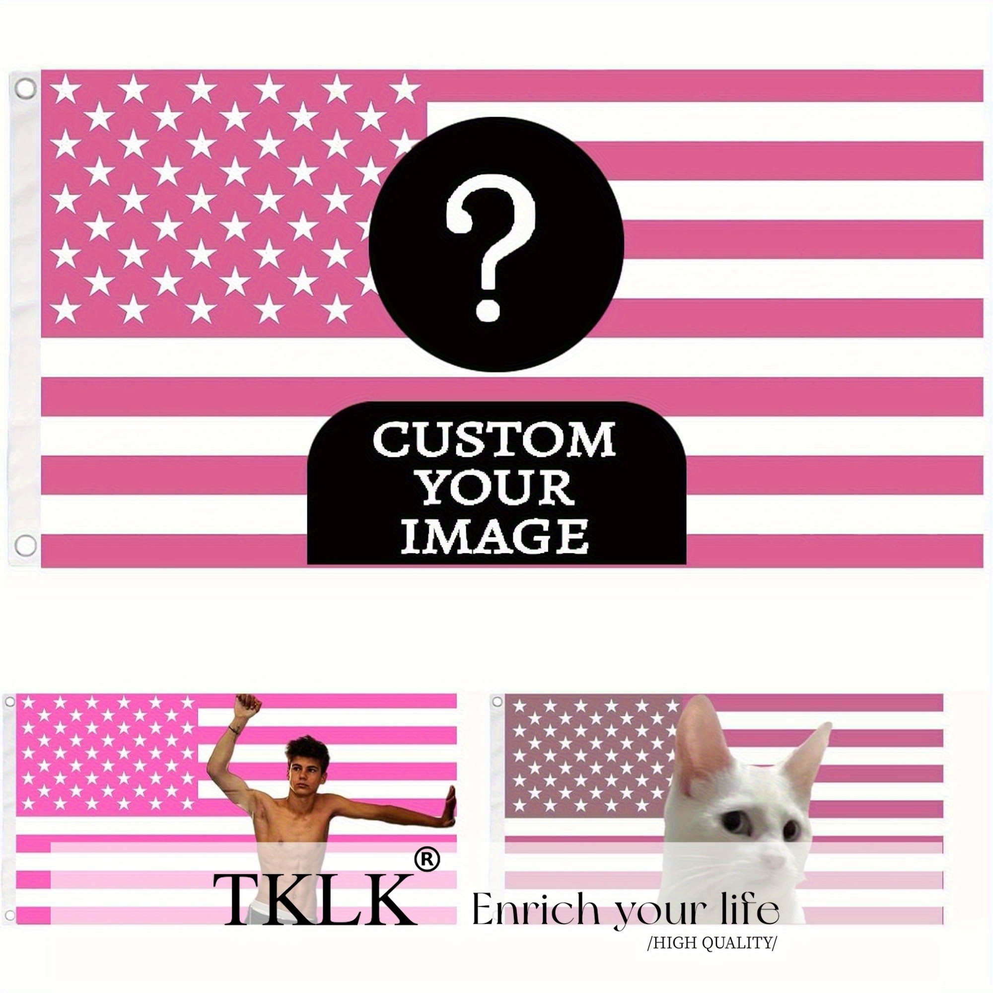1pc Custom Classic Pink/Black  - Home Decor Rustic ulasan dan harga