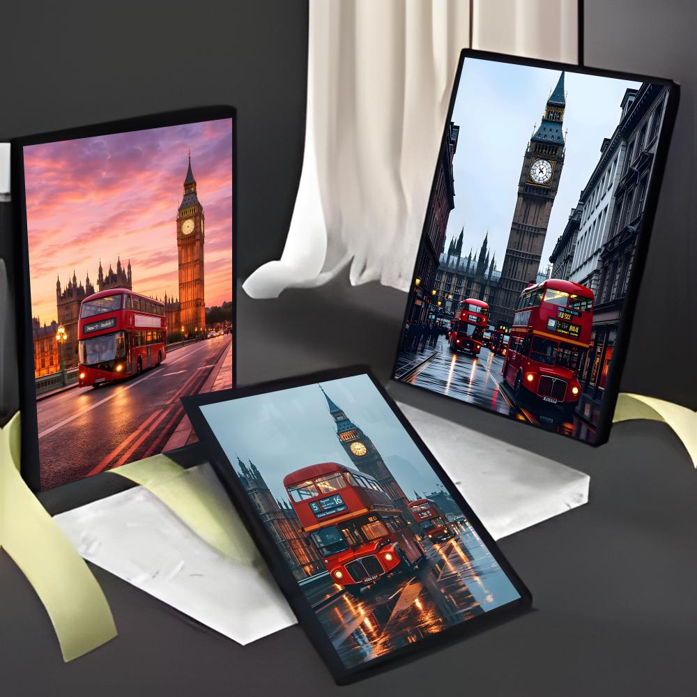 Travel Scene London Red Bus Bi - Home Decor London ulasan dan harga