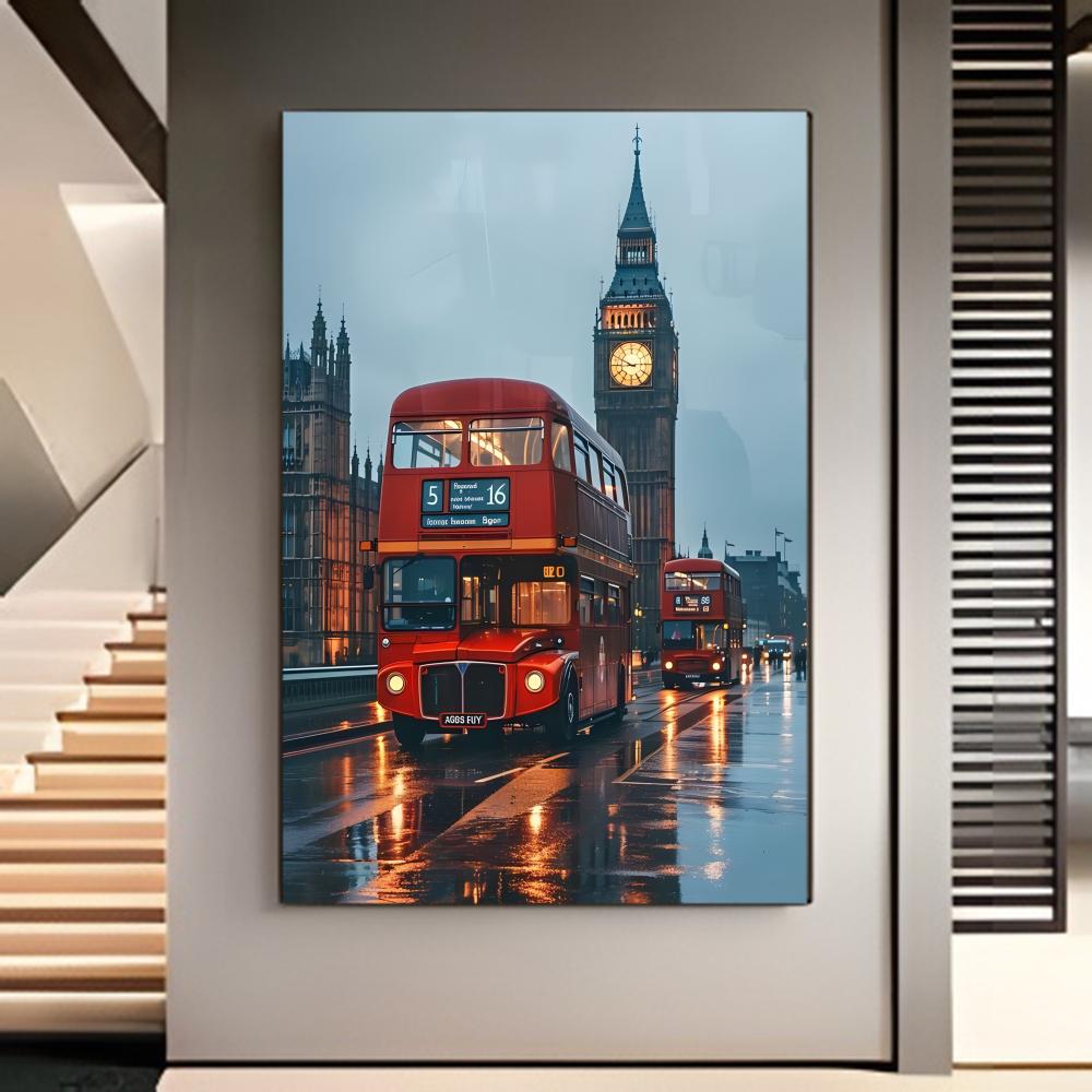 Travel Scene London Red Bus Bi - Home Decor London ulasan dan harga