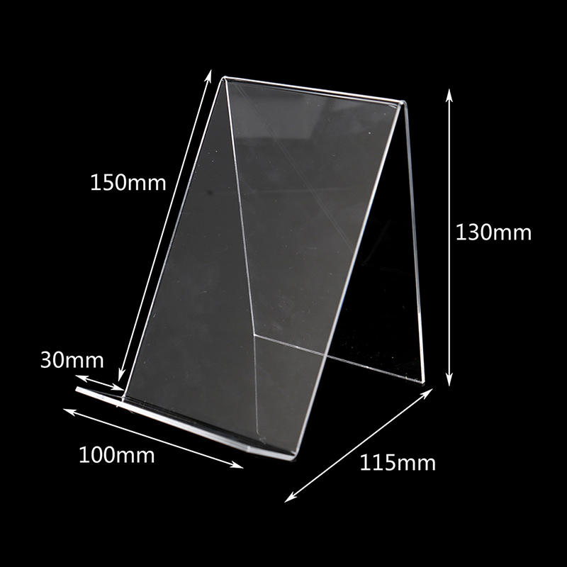 1pc Acrylic Book Display Stand - Home Decor Brochure ulasan dan harga