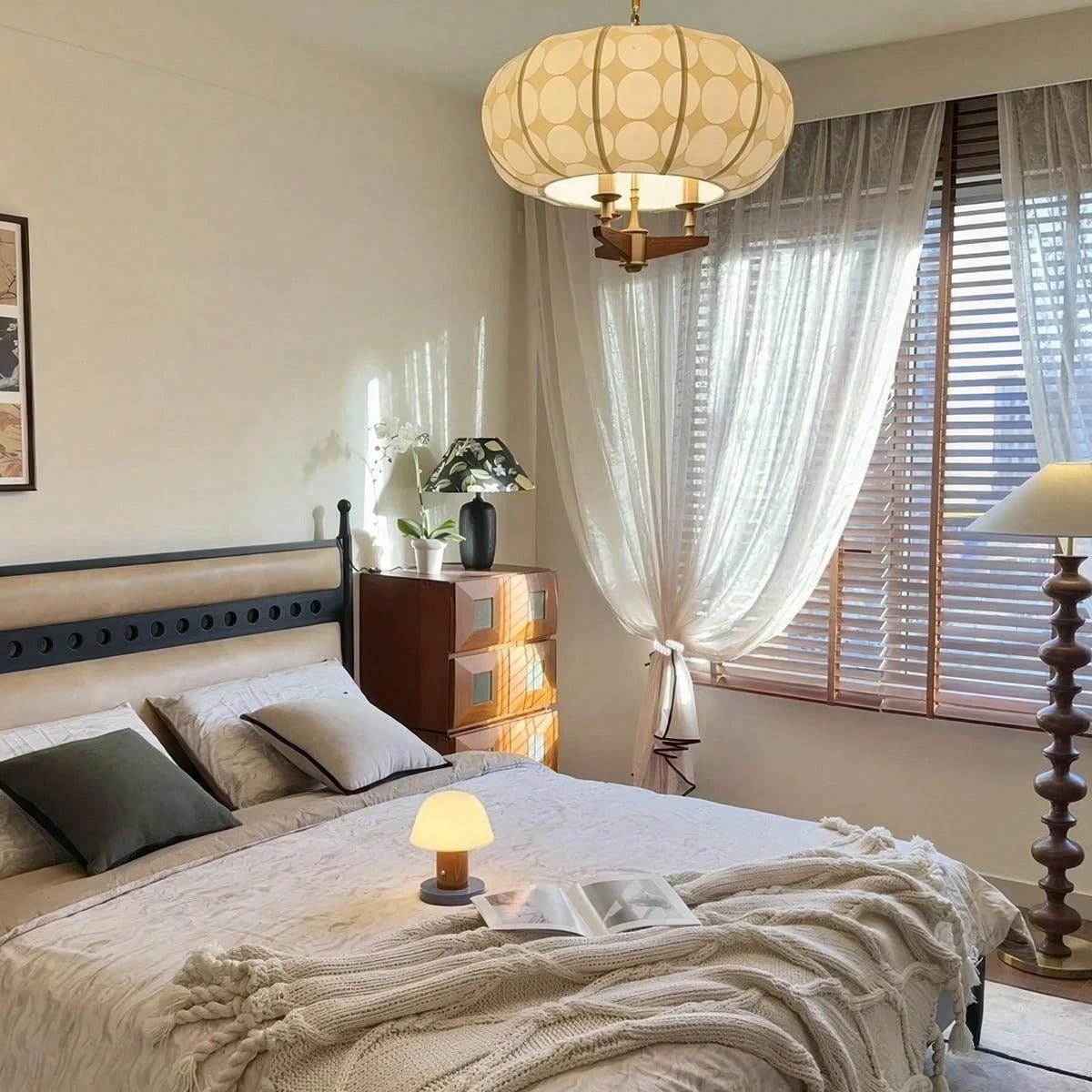 No Drilling White Cotton Rope  - Home Decor Curtain ulasan dan harga