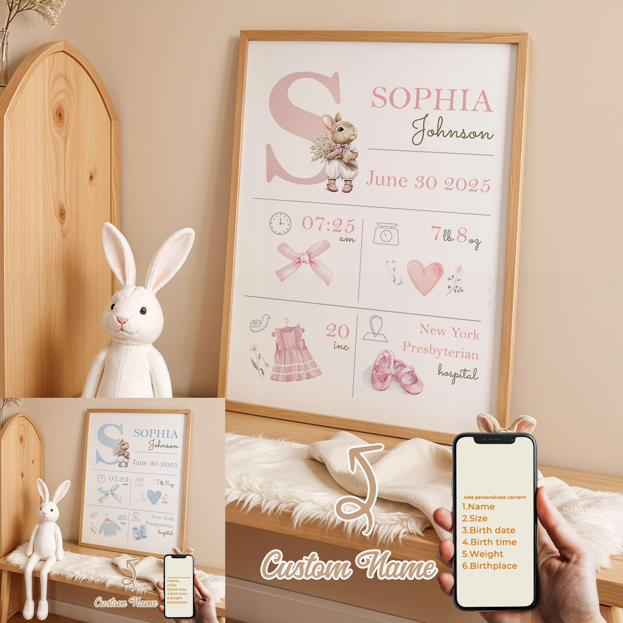 Personalized Custom Name Carto - Home Decor Aesthetic ulasan dan harga