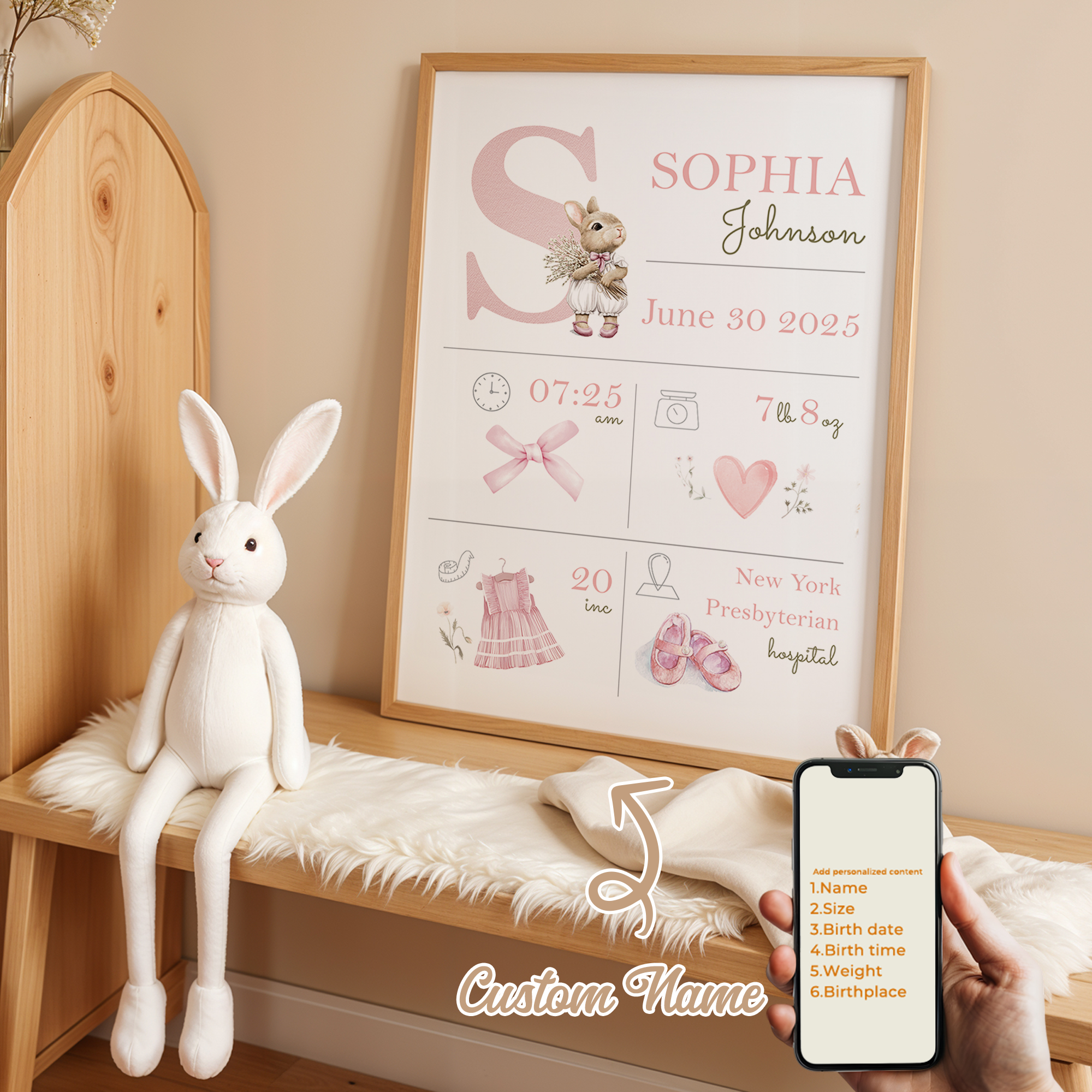 Personalized Custom Name Carto - Home Decor Aesthetic ulasan dan harga
