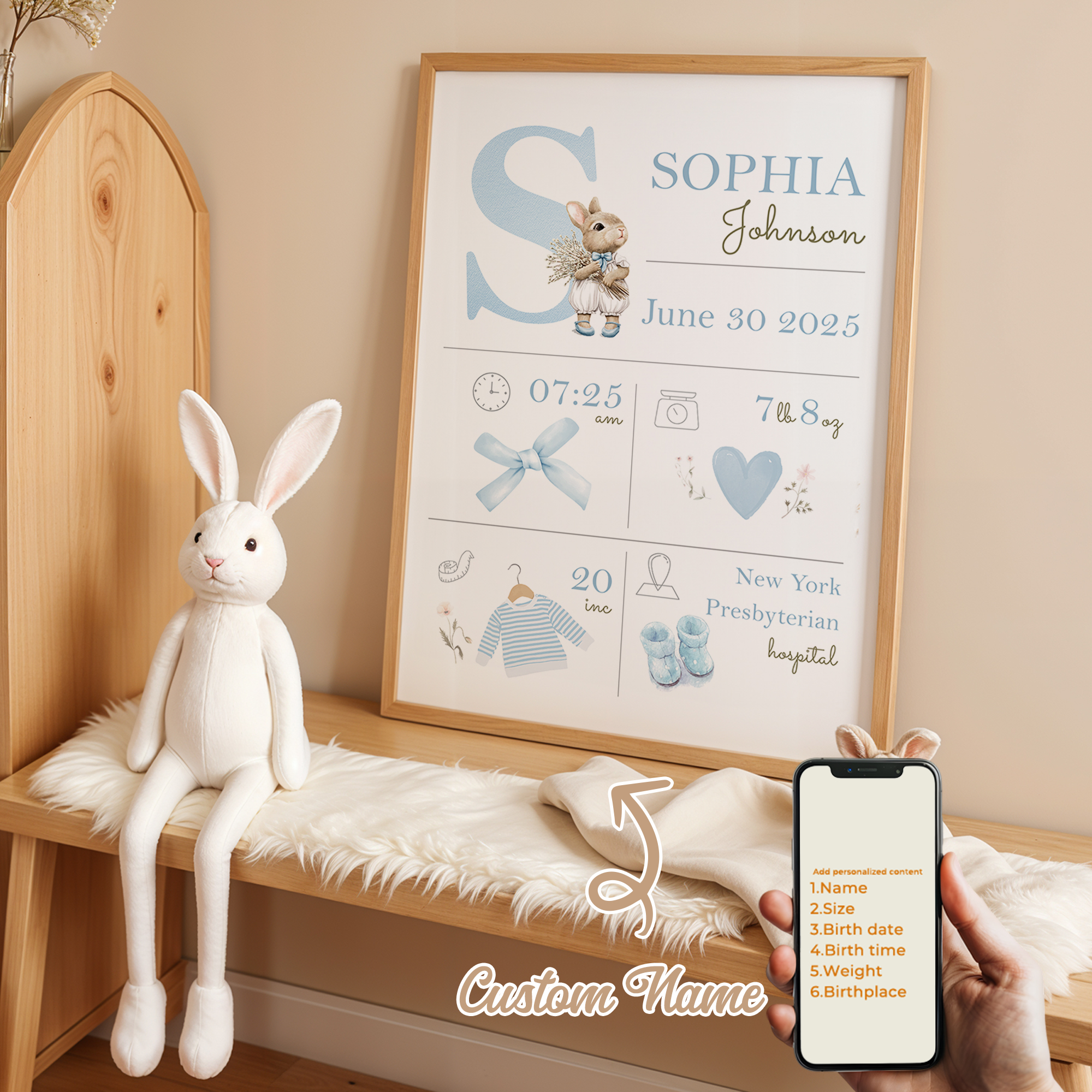 Personalized Custom Name Carto - Home Decor Aesthetic ulasan dan harga