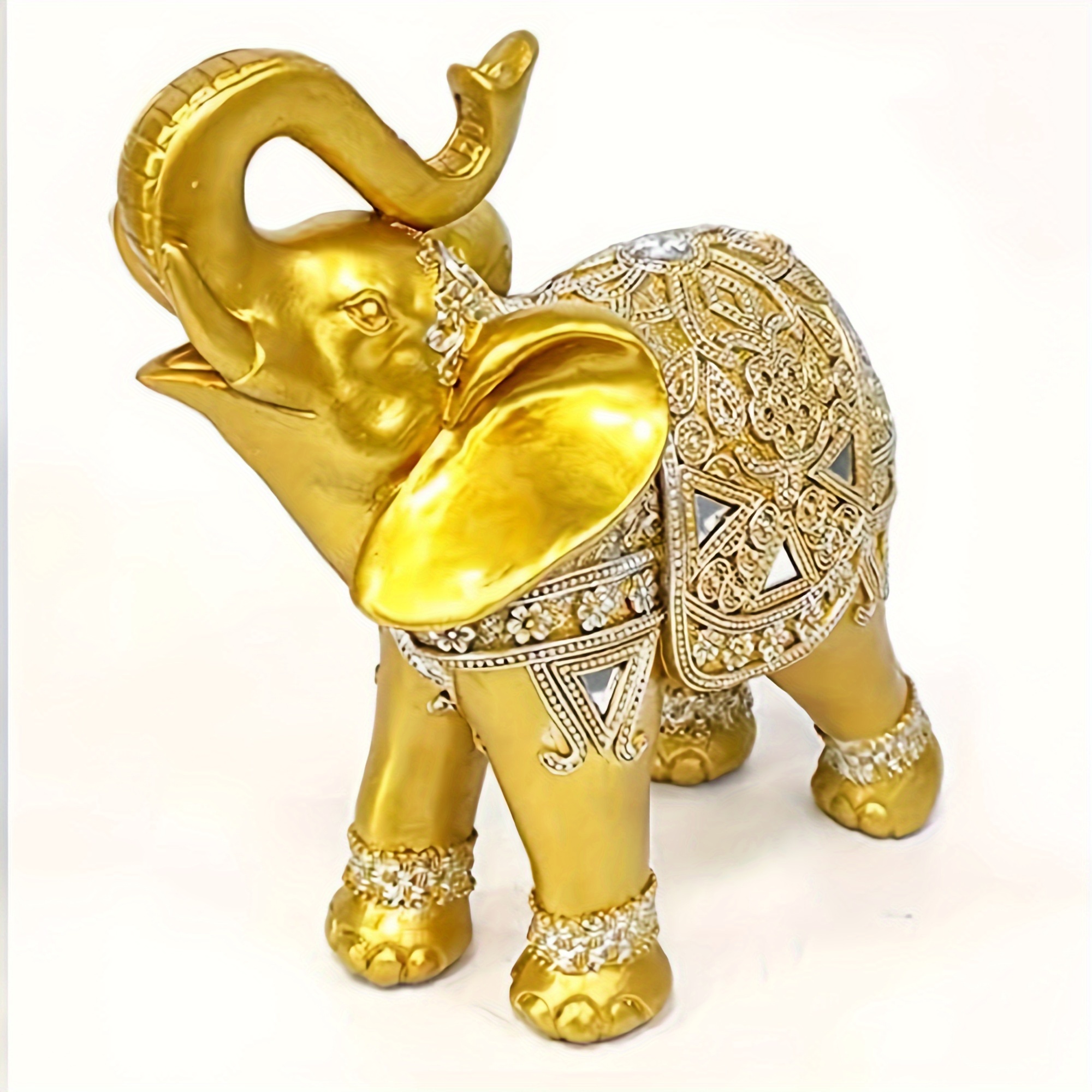 9 Inch Elephant Statue Figurin - Home Decor Statue ulasan dan harga