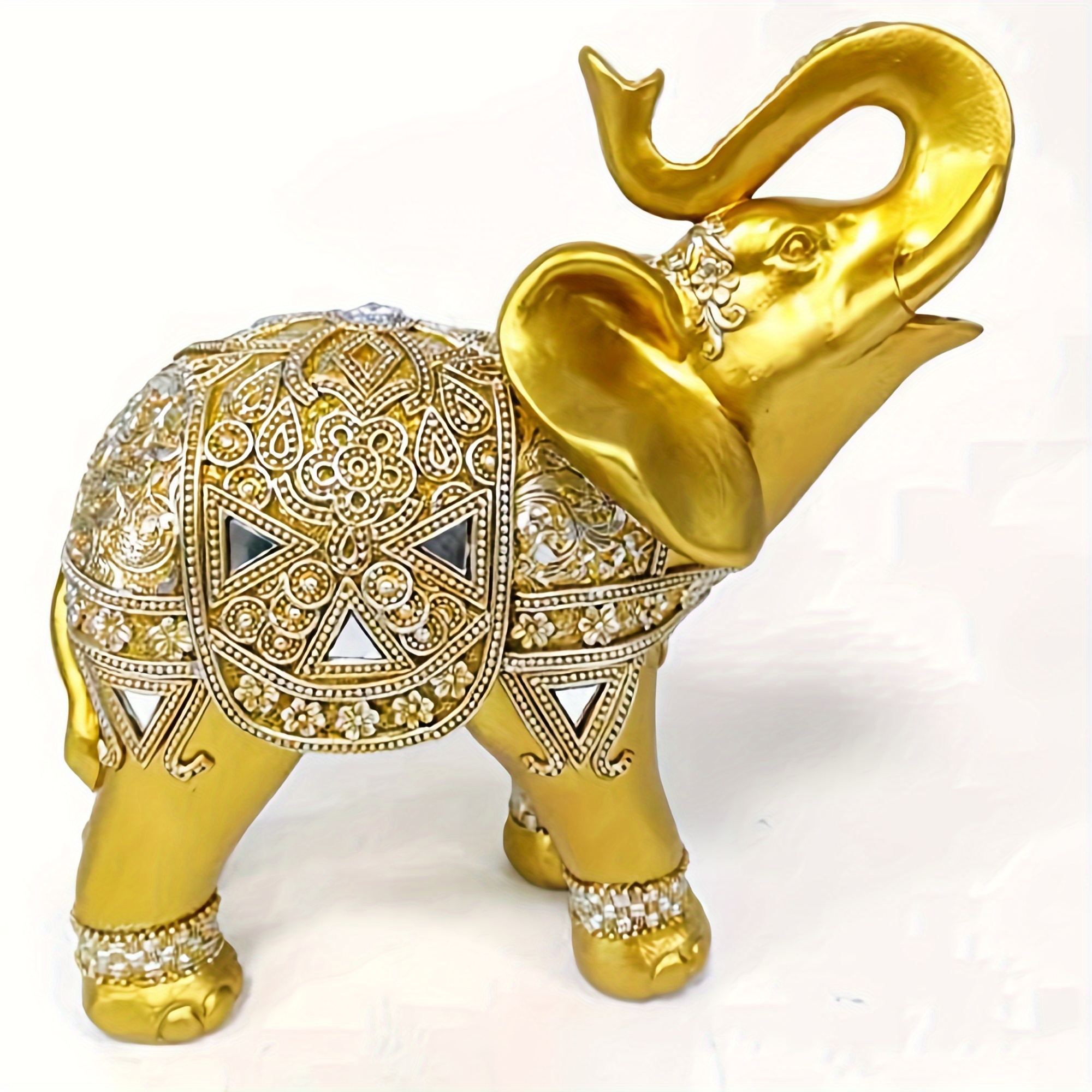 9 Inch Elephant Statue Figurin - Home Decor Statue ulasan dan harga