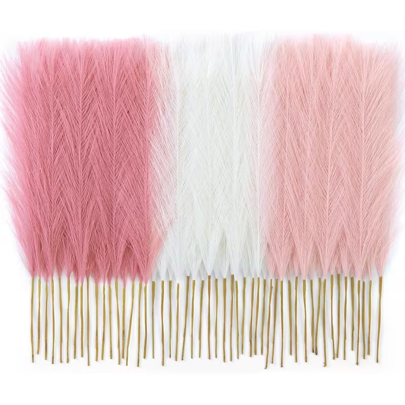 10pcs Artificial Colored Pampa - Pampas Grass Decor ulasan dan harga