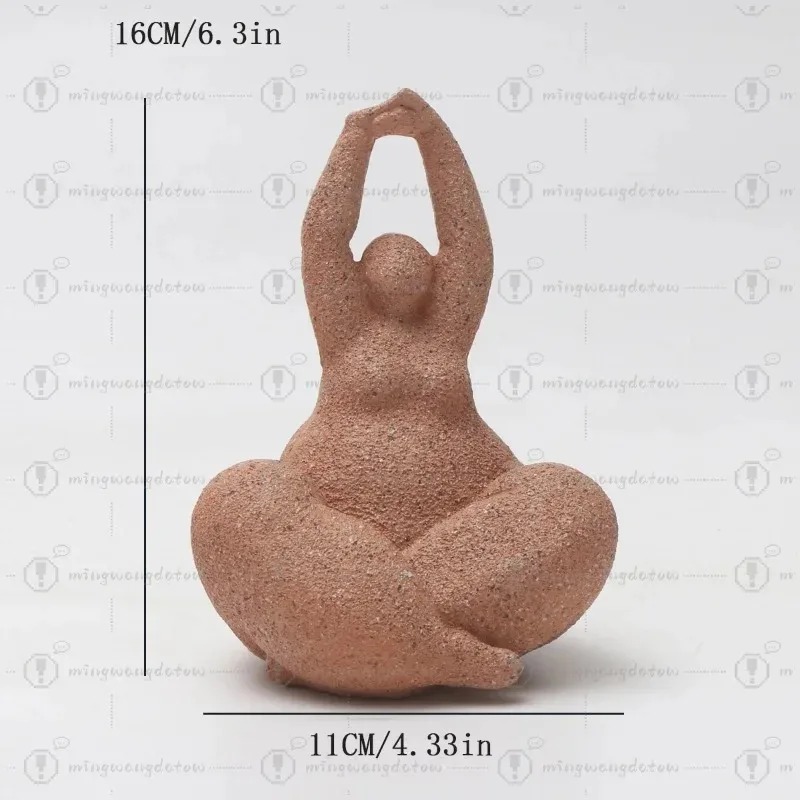 Handcrafted Sandstone Resin Fi - Home Decor Statue ulasan dan harga