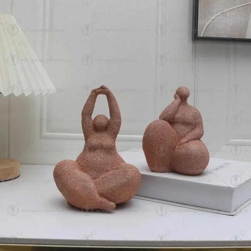 Handcrafted Sandstone Resin Fi - Home Decor Statue ulasan dan harga