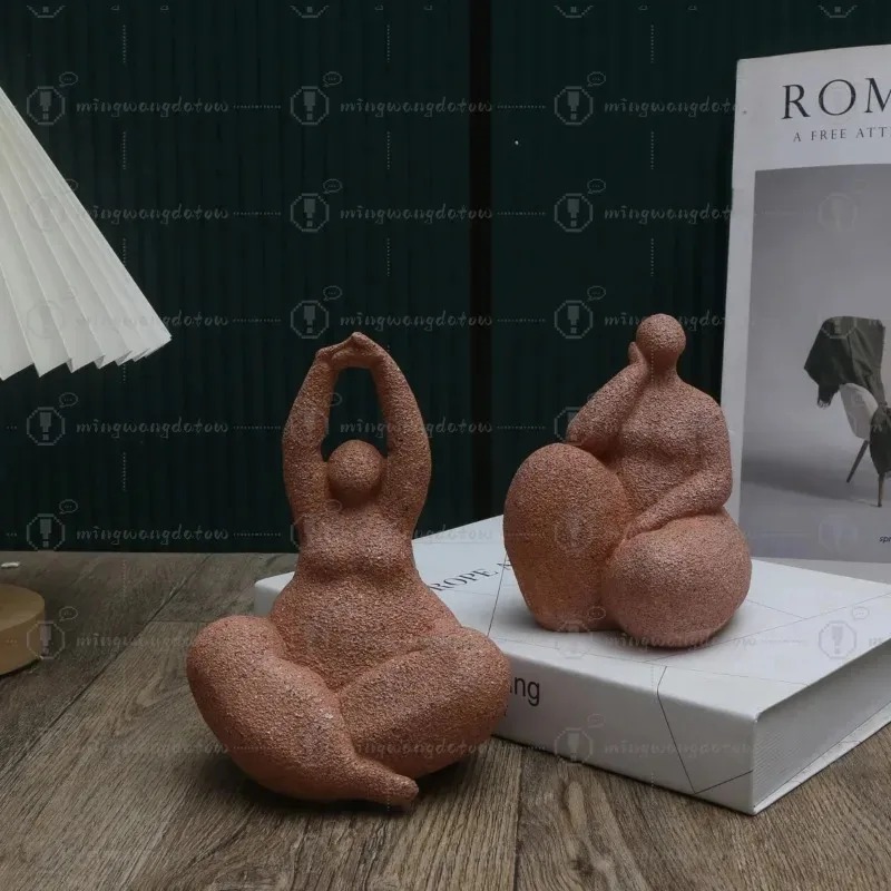 Handcrafted Sandstone Resin Fi - Home Decor Statue ulasan dan harga
