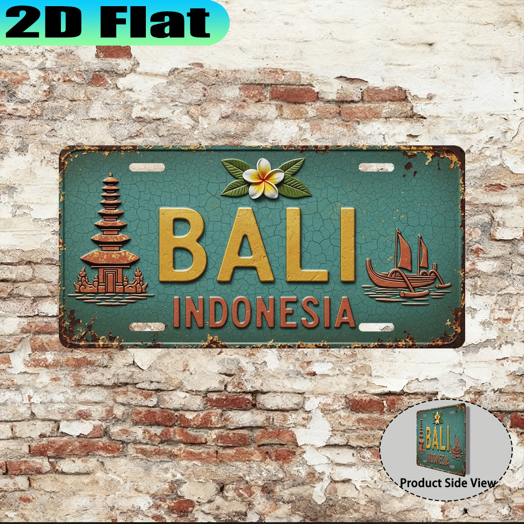 High Definition Metal Tin Sign - Home Decor Indonesia ulasan dan harga