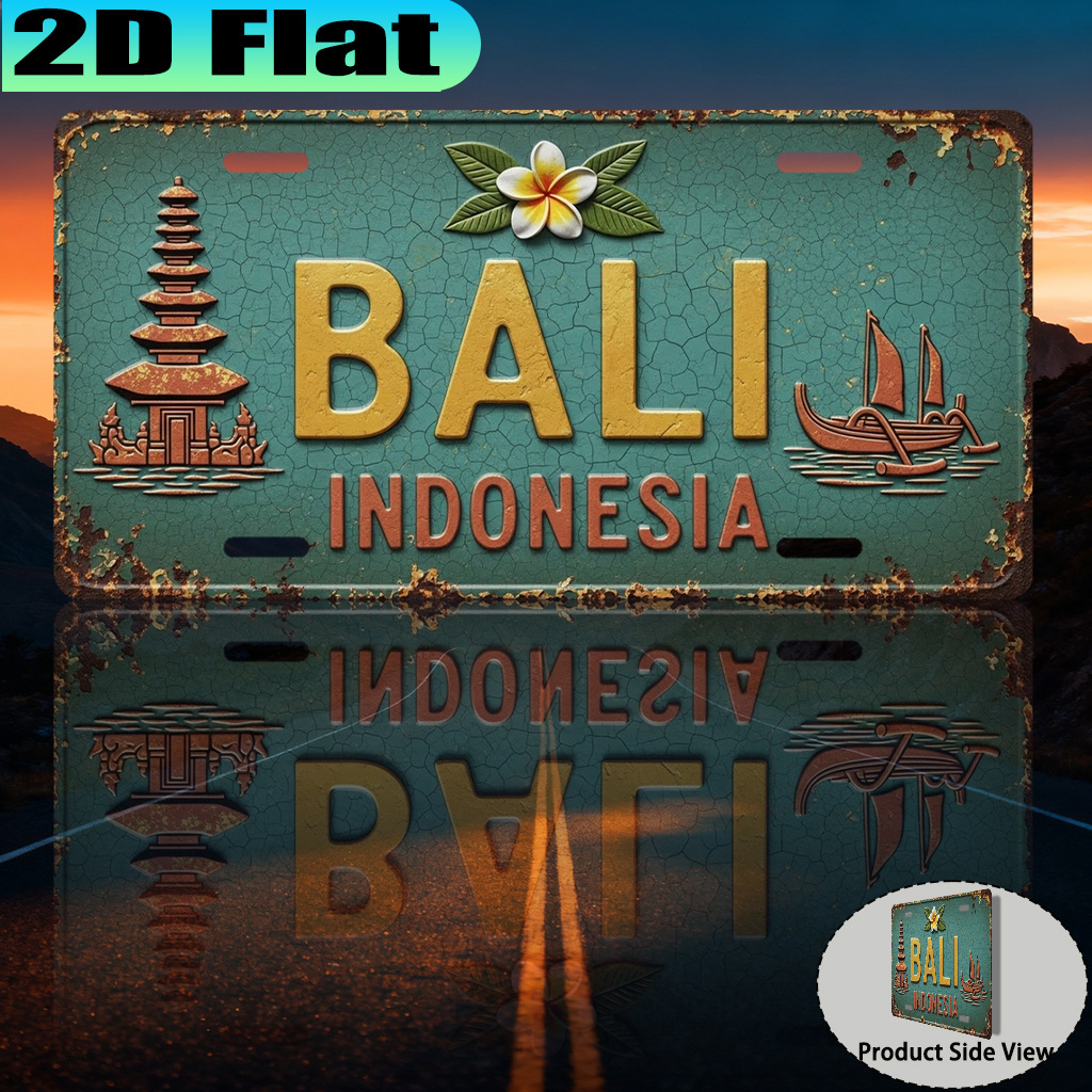High Definition Metal Tin Sign - Home Decor Indonesia ulasan dan harga