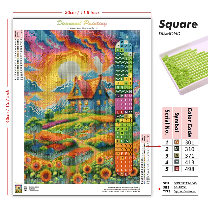 World Famous Scenery 5D Diamon - Home Decor London ulasan dan harga