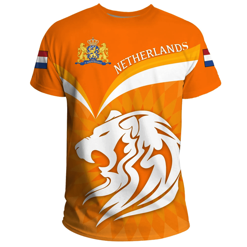 Summer New Dutch Flag 3D Print - Home Decor Netherlands ulasan dan harga
