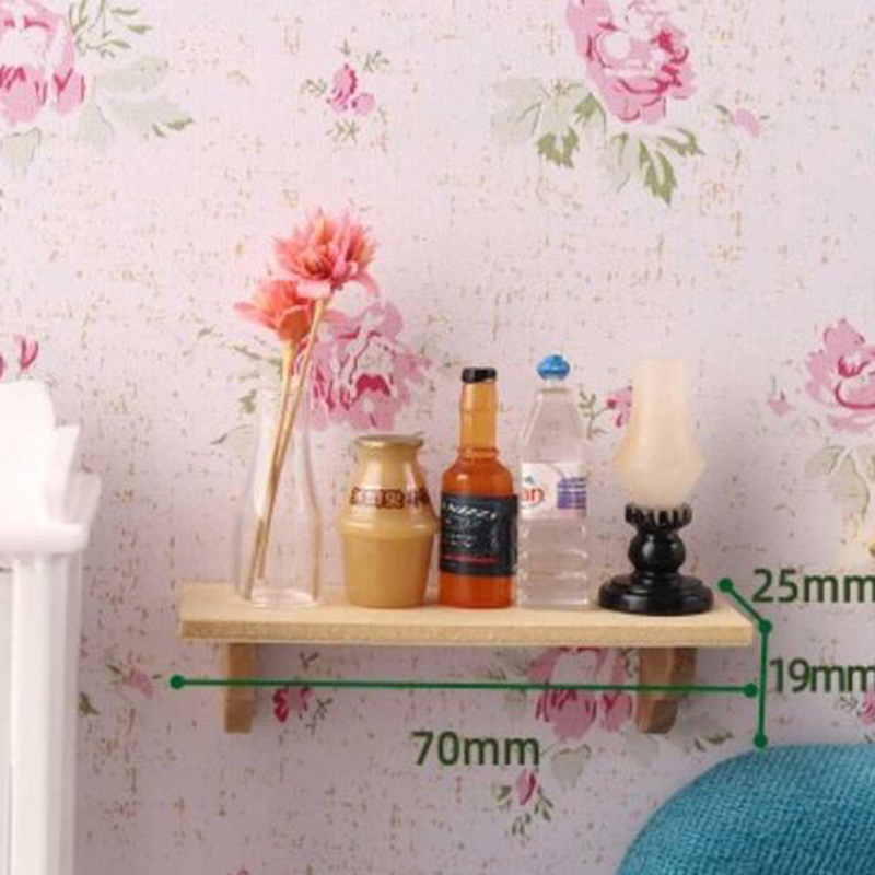 1pcs 1:12 Dollhouse Wood Wall  - Home Decor Rustic ulasan dan harga