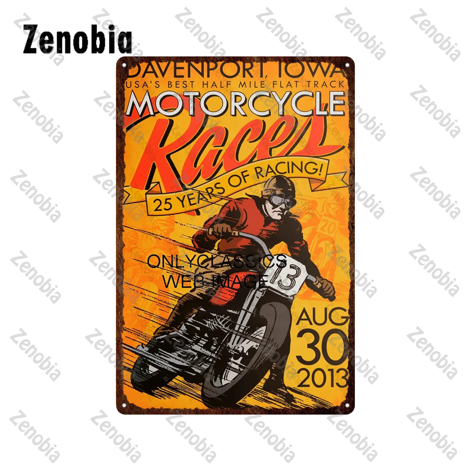 Motorcycles Metal Signs Tin Si - Home Decor London ulasan dan harga