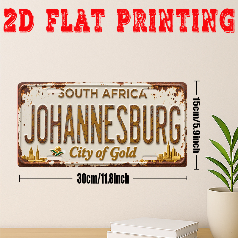 Vintage Johannesburg City Meta - Home Decor Johannesburg ulasan dan harga