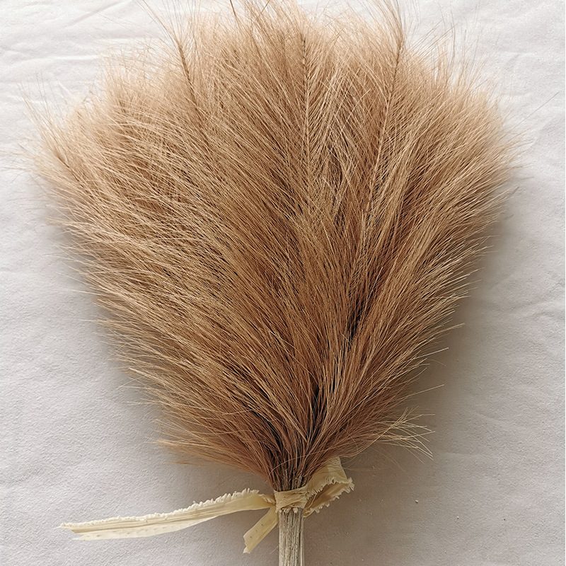 10/20pcs Simulated Reed Feathe - Pampas Grass Decor ulasan dan harga