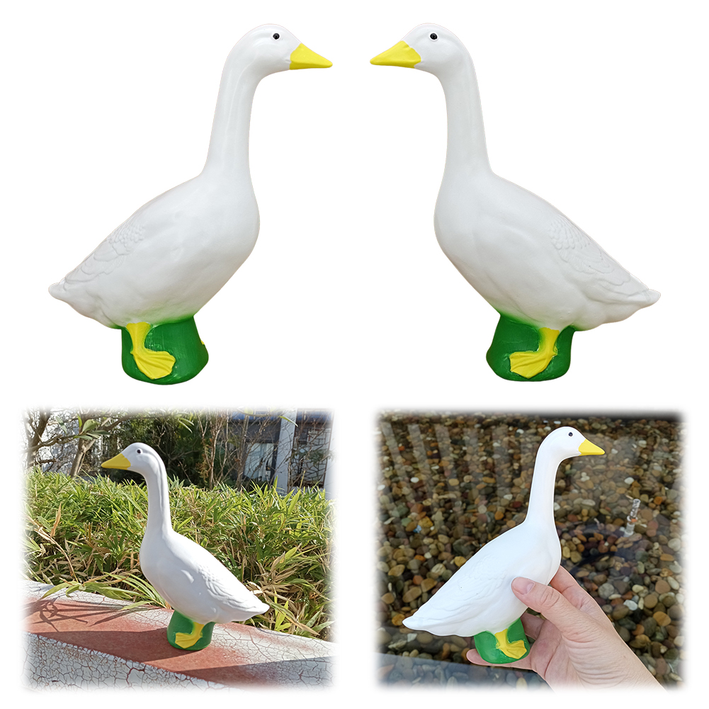 18cm 1/2/3pcs Large White Goos - Home Decor Simulator ulasan dan harga