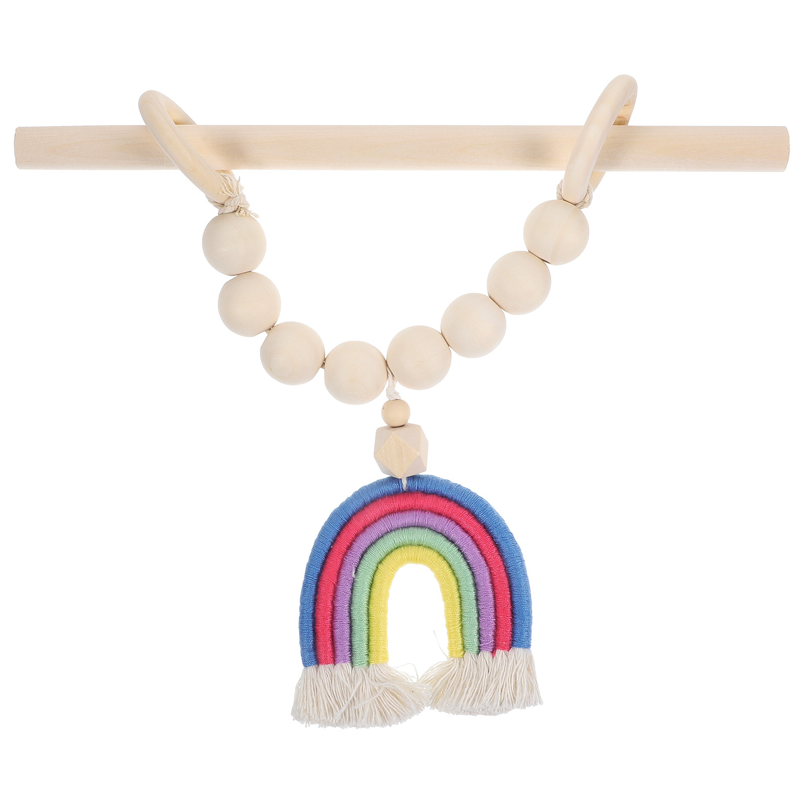 1Set Rainbow Tassel Bead Curta - Home Decor Curtain ulasan dan harga