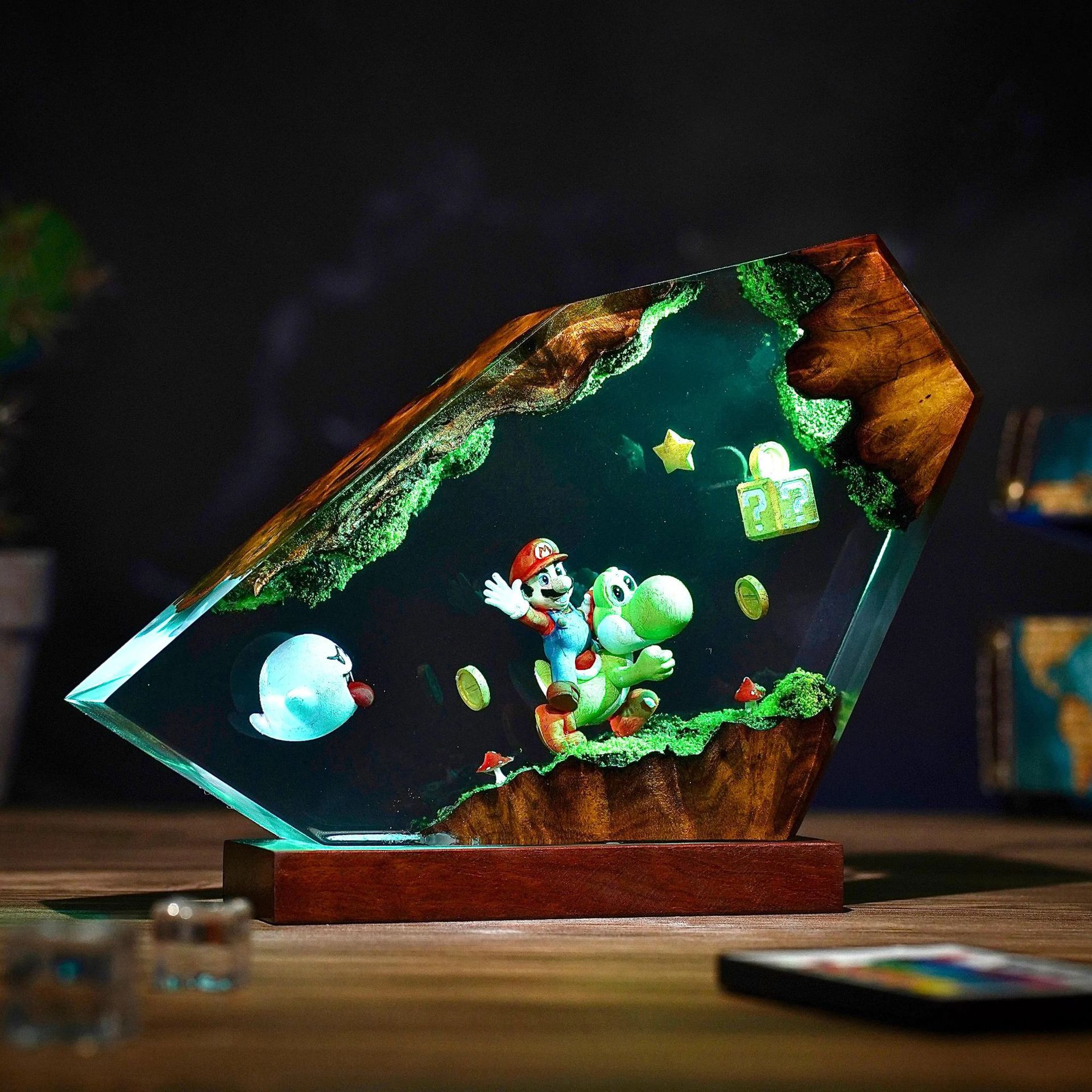 Table Resin Lamp Cartoon Anime - Home Decor Statue ulasan dan harga