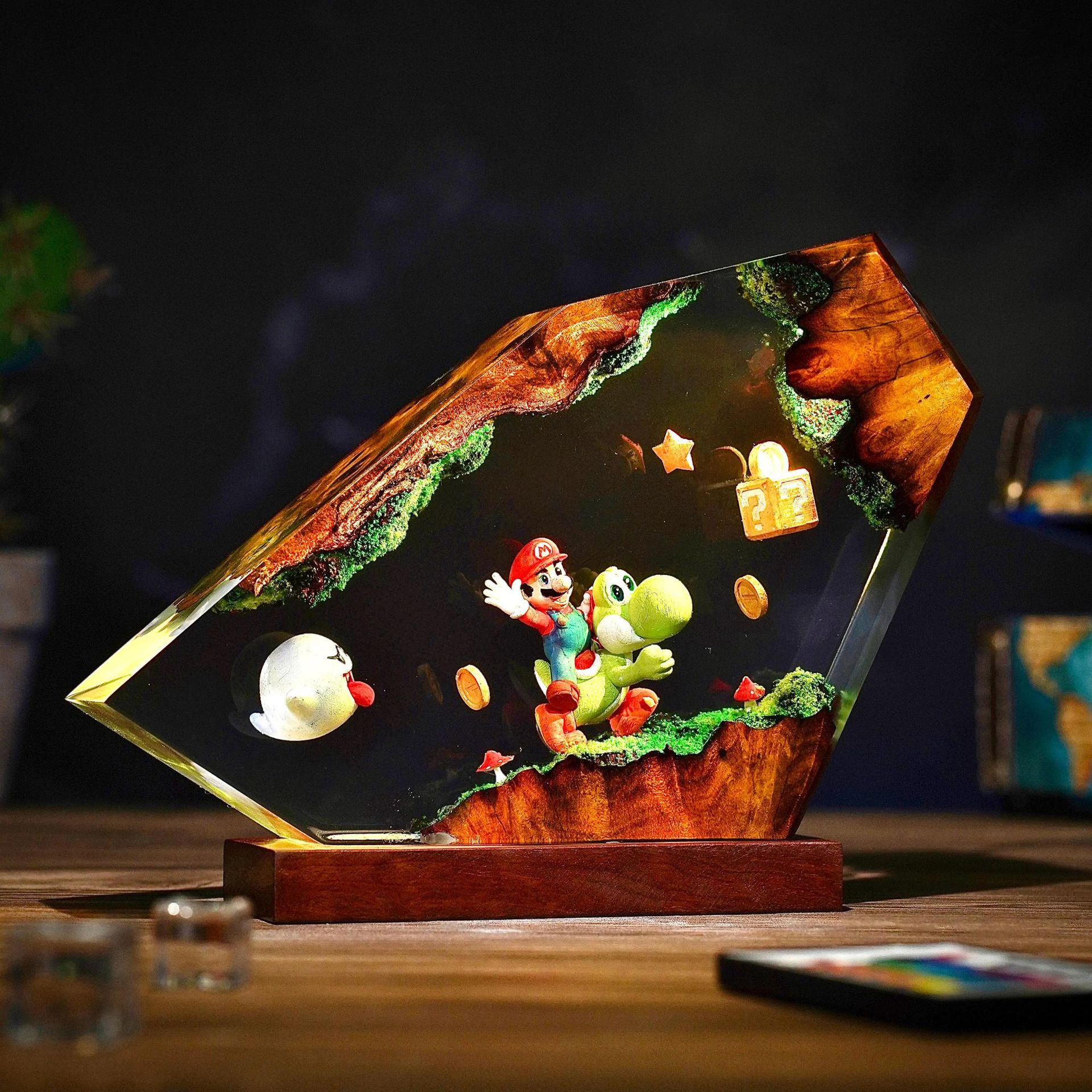 Table Resin Lamp Cartoon Anime - Home Decor Statue ulasan dan harga